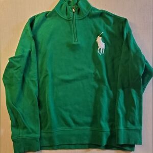 Ralph Lauren Polo 1/4 zip sweater Big Pony xxl